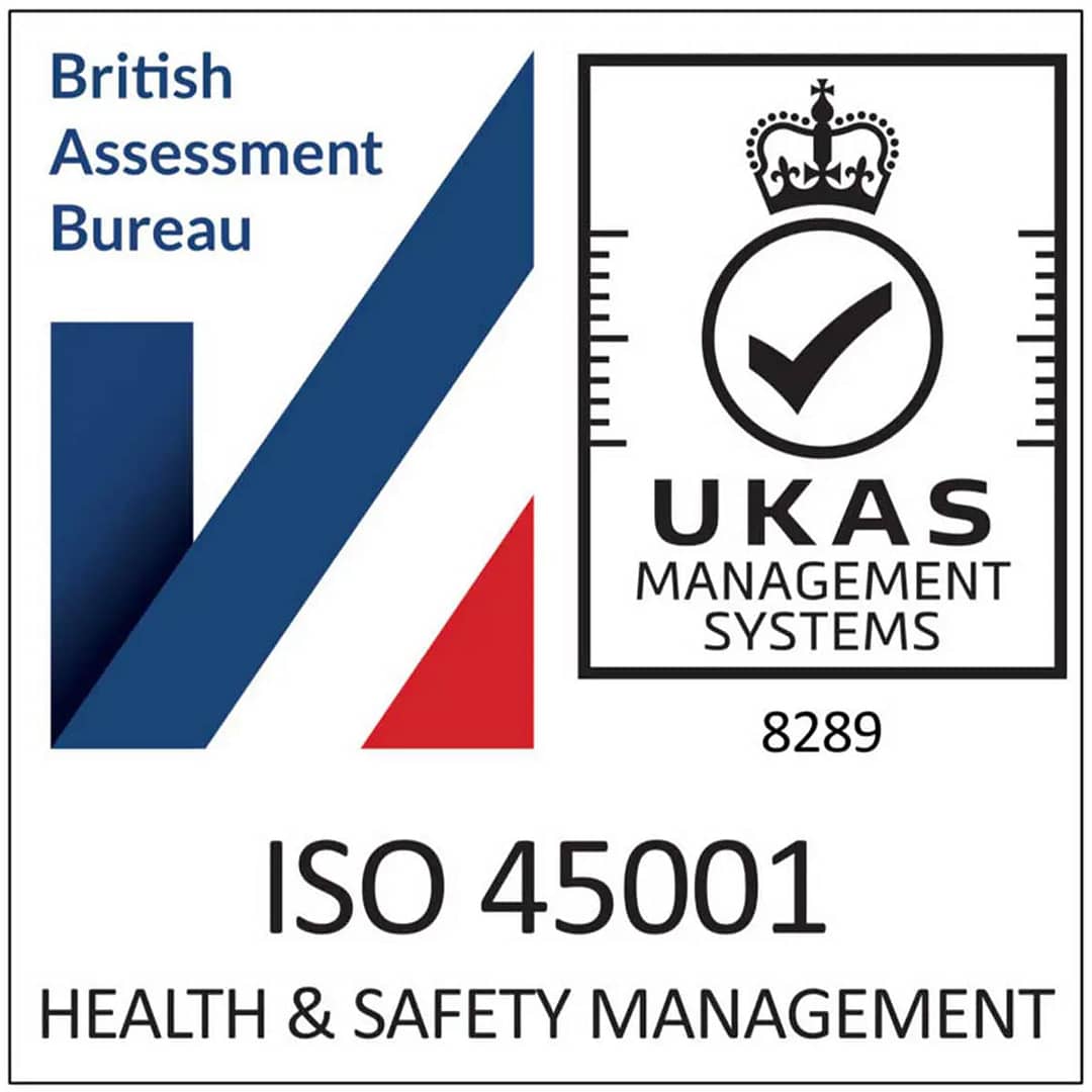 ISO 45001 Certification badge