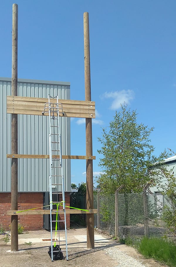 Tetra leaning ladder and flat roof - image 2